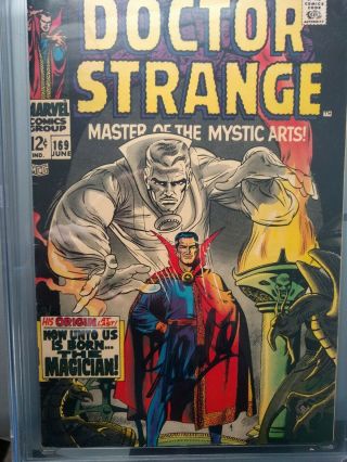Doctor Strange 169,  CGC SS 7.  5,  SIGNED BY STAN LEE,  HUGE KEY 1ST ISSUE,  RARE 6