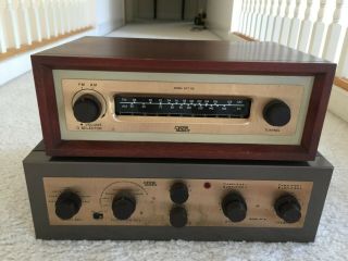 Vintage Eico Hf - 81 Integrated Tube Amplifier & Hft - 92 Tuner