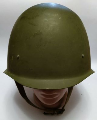 Soviet Steel Helmet Ssh 40 With Star,  Ww2