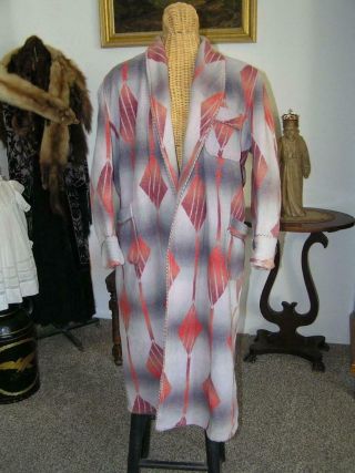 Vintage Beacon " Ombre " Robe Aztec Pattern Women 