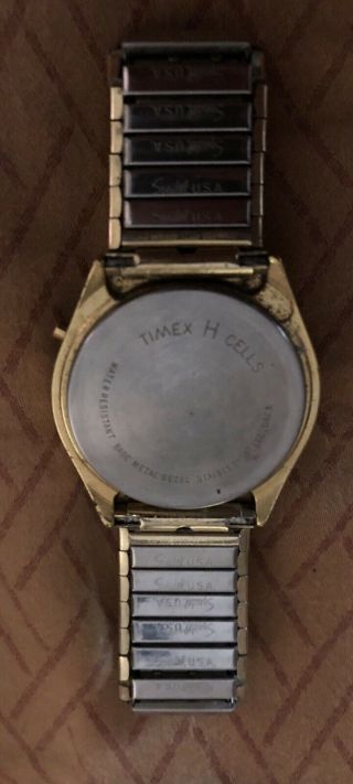 Timex SSQ Vintage digital Led Watch Rare Great Shape 4