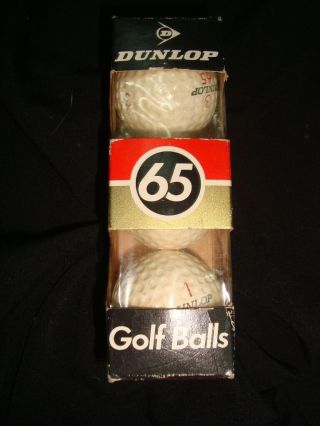 3 Old Vintage Golf Balls From England 1960
