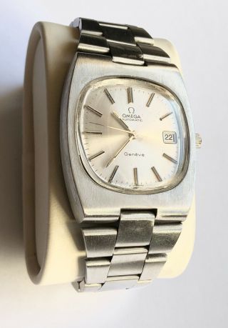 Rare vintage Omega Geneve automatic Swiss Made Mens Wrist Watch 2