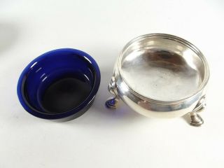 VERY RARE SET OF ANTIQUE SILVER OPEN SALTS DATED 1750 BY EDWARD WOOD REF 33/1 4