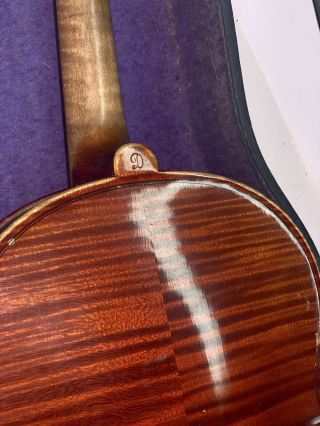 Antique Salvadore De Durro German 4/4 Violin Flamed Figured Maple