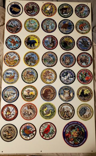 1983 - 2017 Pa Game Commission Together For Wildlife - 39 Total Patches