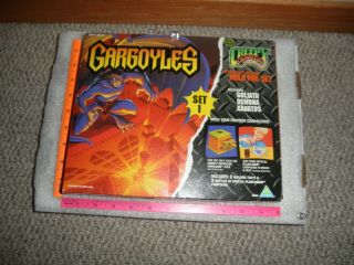 1995 Toymax Creepy Crawlers Gargoyles 2 Mold Set With 2 Bottles Plasti - Goop