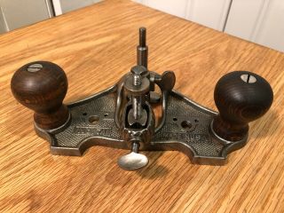 Vintage Stanley No 71 Router Plane,  One Cutter,  Depth Stop, .