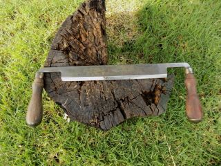 Vintage Greenlee 10  Draw Knife Log Peeler Wood Carving Timber