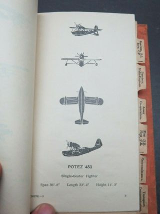 1937 British Air Ministry Publication - Silhouettes of French Aircraft 6