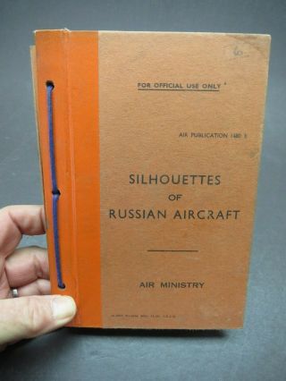 1939 British Air Ministry Publication - Silhouettes Of Russian Aircraft