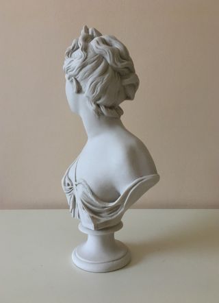 Diana Bust Statue - Goddess of Hunting (34cm/13.  4 