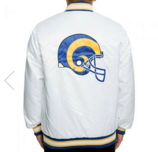 Vintage 1980s LOS ANGELES RAMS NFL Pro Line STARTER JACKET XL 3