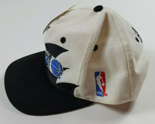 Vintage 90s Orlando Magic NBA Logo Athletic Snapback Basketball Hat Cap RARE 5