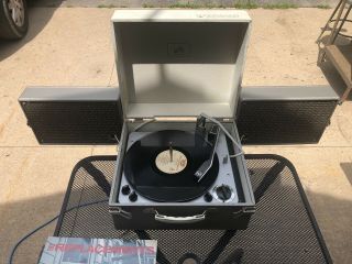 Rare Vintage Collectible Record Player Rca Licensed Lp Suitcase 16 33 1/3 45 78