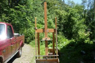 Anco Bilt Easel,  Vintage Studio Floor Easel Circa 1950