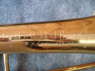Vintage Bundy Trombone w/ Hard Shell Bundy Case - Selmer Vincent Bach Model 6