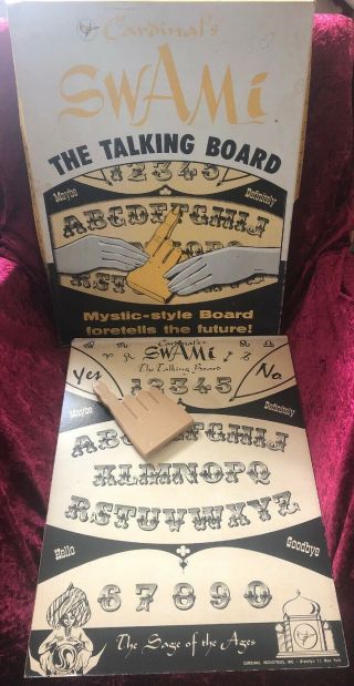 1960s Swami Vintage Talking Ouija Board - Rare Hand Planchette & Box