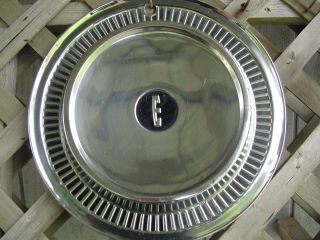 One 1959 1960 Ford Edsel Hubcap Wheelcover Center Cap Antique Vintage Fomoco