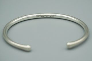 VTG Authentic Georg Jensen Sterling Silver Cuff Bracelet 297 4