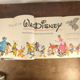 VINTAGE THE ART OF WALT DISNEY 1973 CHRISTOPHER FINCH RARE BOOK MICKEY MOUSE 8