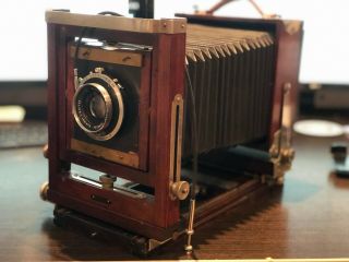 Gundlach Korona 4by6 Antique Bellows Camera W/extras