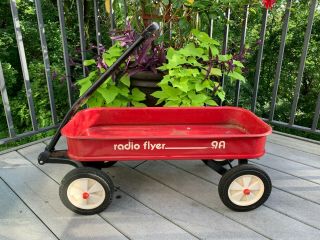 Vintage Radio Flyer 9A Red Wagon 28 