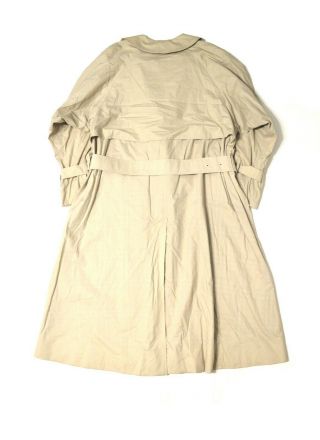 Vintage Burberrys Prorsum Trench Coat Beige Made in England Size Women ' s 10 Long 2