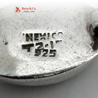 Large Mexican Cabochon Bracelet Sterling Onyx Malachite Agate Sodalite 1970s 3