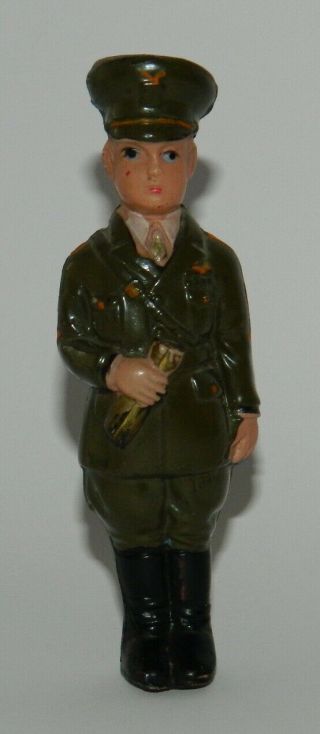 Vintage Very Rare Wwii Military Soldier Celluloid Doll Toy Japan 50 