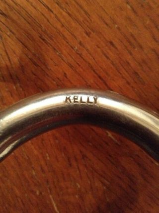 Vintage Kelly Silver Mounted Horse Bit 1950 ' s 4