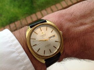Mans Vintage Tissot Seastar Automatic (day - Date) Not Spares Or Repairs