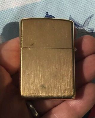 Vintage 1979 Zippo Gold Toned Cigarette Lighter 2