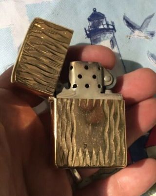 Vintage 1979 Zippo Gold Toned Cigarette Lighter 5