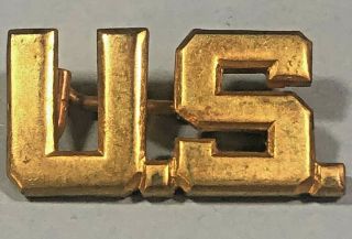 Ww2,  Us Army Officer Collar Insignia By Firmin Of London,  Pin Back