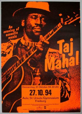 Taj Mahal - Rare Vintage Freiburg 1994 Dancin 