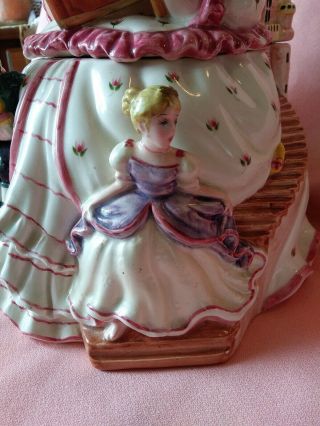 Vintage Fitz & Floyd Cinderella‘s Fairy Godmother Cookie Jar 1995 Rare Find 3
