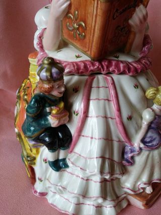 Vintage Fitz & Floyd Cinderella‘s Fairy Godmother Cookie Jar 1995 Rare Find 4