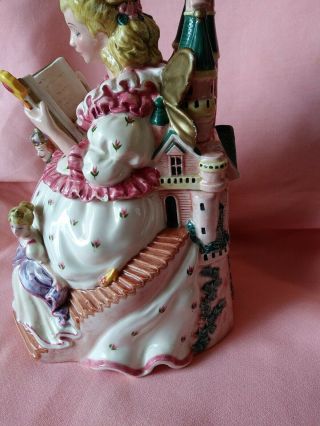 Vintage Fitz & Floyd Cinderella‘s Fairy Godmother Cookie Jar 1995 Rare Find 5