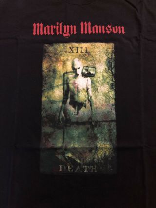 Marilyn Manson Vintage T - Shirt Holy Wood Xl - Very Rare