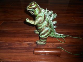 RARE 1960 ' S GODZILLA TIN LITHO BATTERY OPERATED REMOTE CONTROL TOY BY BULLMARK. 8