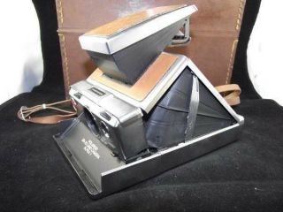 Vintage Polaroid SX - 70 Alpha 1 Instant Land Camera w/ith Case & Strap - 4