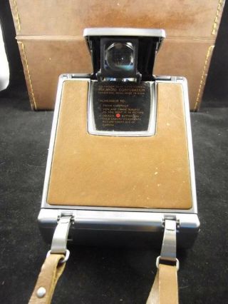 Vintage Polaroid SX - 70 Alpha 1 Instant Land Camera w/ith Case & Strap - 7