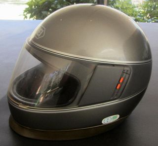 Vintage Shoei Z - 100 Japanese Motorcycle Helmet W C10 Viser Mens Xl 61 - 62cm.  F
