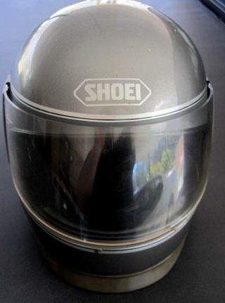Vintage SHOEI Z - 100 Japanese Motorcycle Helmet w C10 Viser Mens XL 61 - 62cm.  f 2