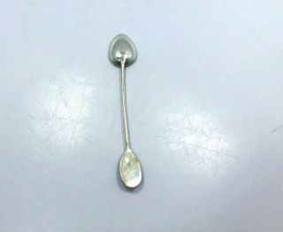 Vintage Sterling Silver and Lapis Set of 6 Demitasse Spoons 5