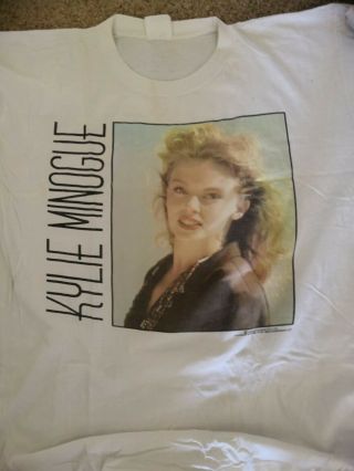 Kylie Minogue Official Fan Club T Shirt Vintage Collectors Item