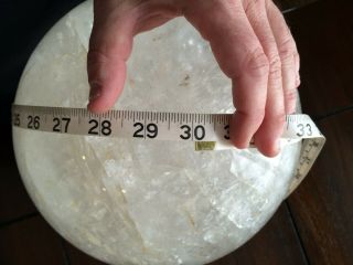 Giant Arkansas Quartz Crystal Sphere - - Rare,  One of a Kind 3