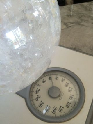 Giant Arkansas Quartz Crystal Sphere - - Rare,  One of a Kind 4