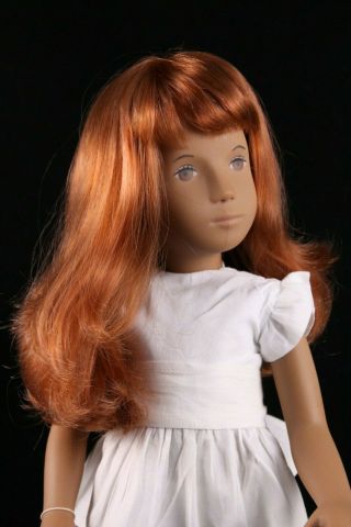 Red Hair Sasha 16 " Vintage Girl Doll 108 In White Dress Trendon Toys England